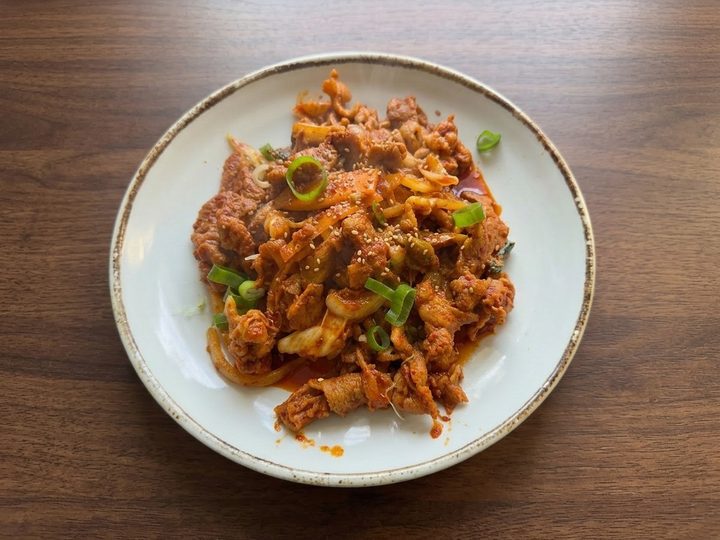 제육볶음 (Spicy Stir-Fried Pork)