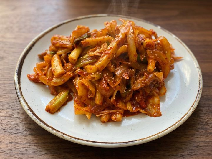 오삼불고기 (Spicy Stir-Fried Squid & Pork Belly)