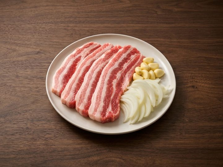 삼겹살 (Pork Belly for Grilling)